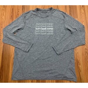 Burn Boot Camp Shirt Mens XXX Large Performance Long Sleeve Gym